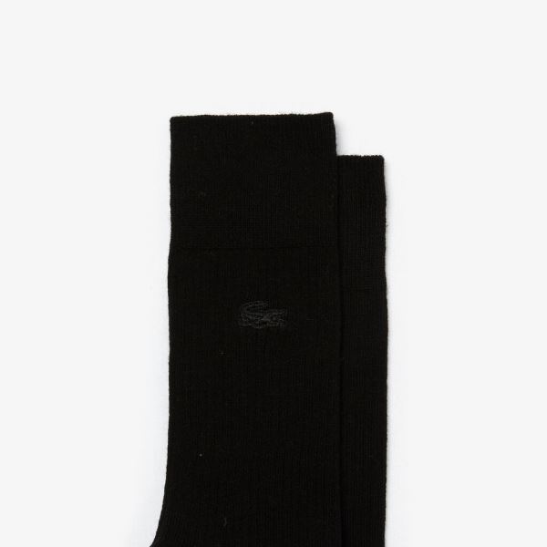 Lacoste Two-Pack Cotton And Wool Socks Pánské - Ponožky Blankyt / Černé | CZ-rze2Wg